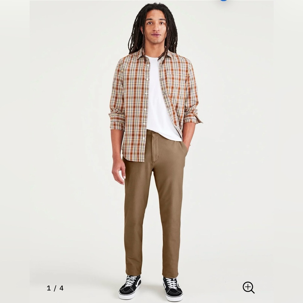 Dockers Men's Slim Fit D1 Khaki Chino Pants Size 30x30